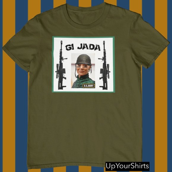 GI JADA T-SHIRT - GI JANE - JADA PINKETT SMITH - OSCARS 2022 - Picture 1 of 2